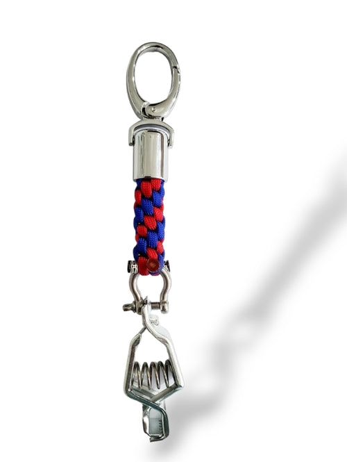 The Red and Blue Glove Clip