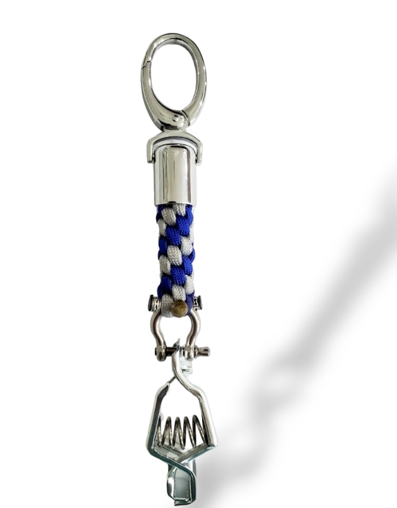 The Blue and Silver Glove Clip