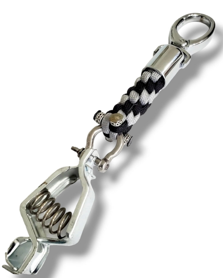 The Silver and Black Glove Clip
