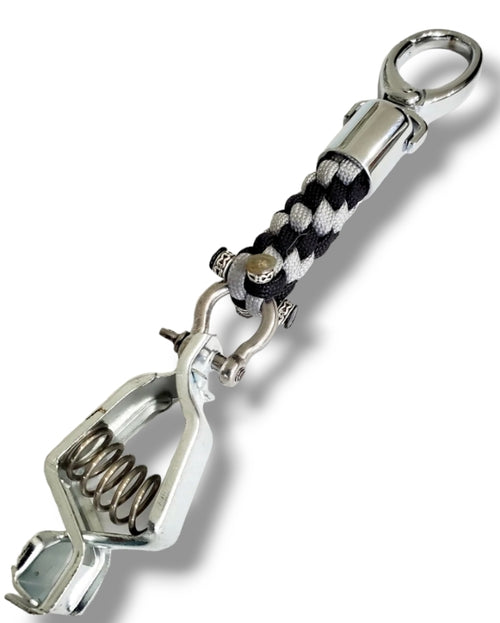 The Silver and Black Glove Clip