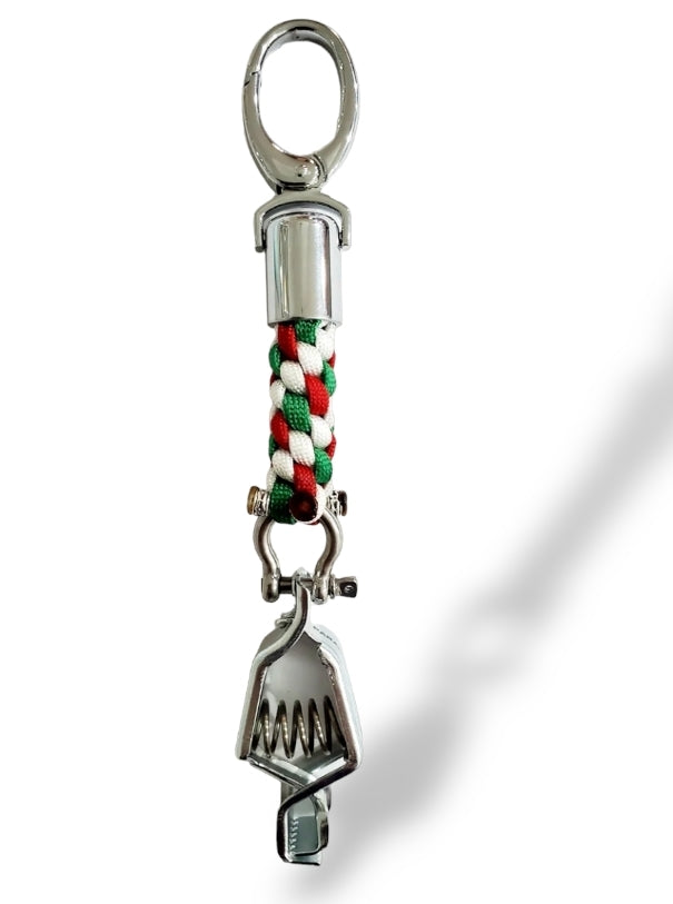 The Red , White and Green Glove Clip