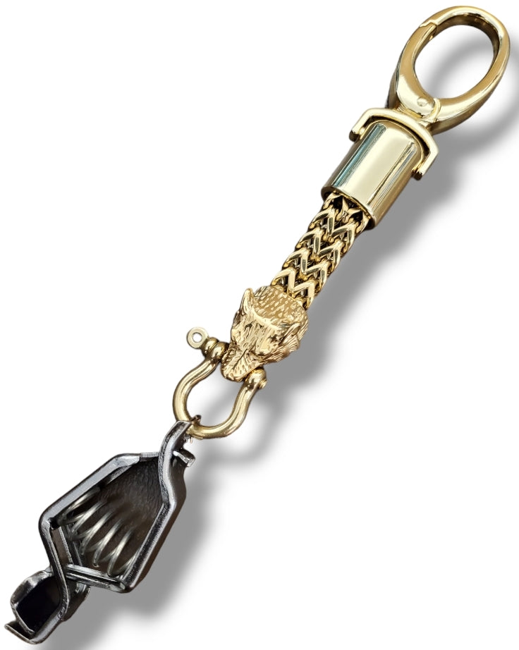The Gold Wolf Glove Clip