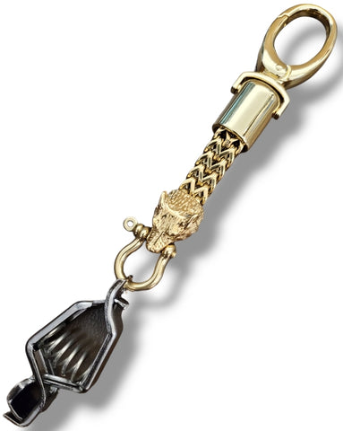 The Gold Wolf Glove Clip