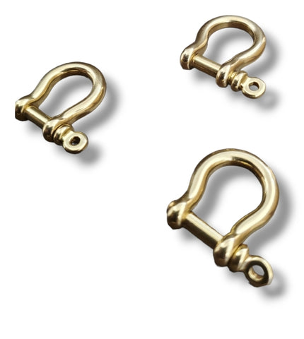 3 pack Gold mini shackles