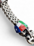 THE TEXAS AND MEXICAN FLAG RESPIRATOR GLOVE CLIP