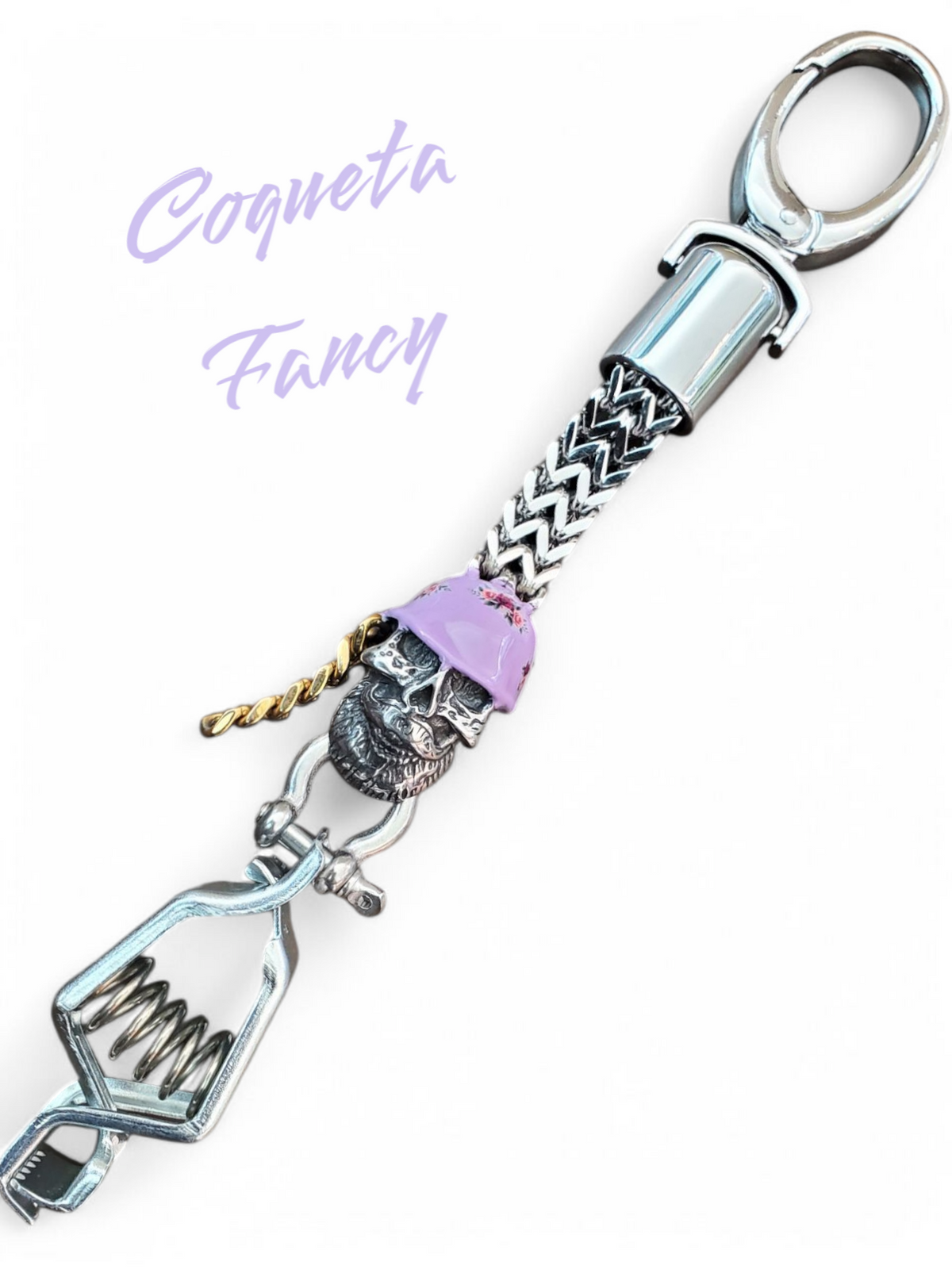 LA COQUETA FANCY LILAC GLOVE CLIP