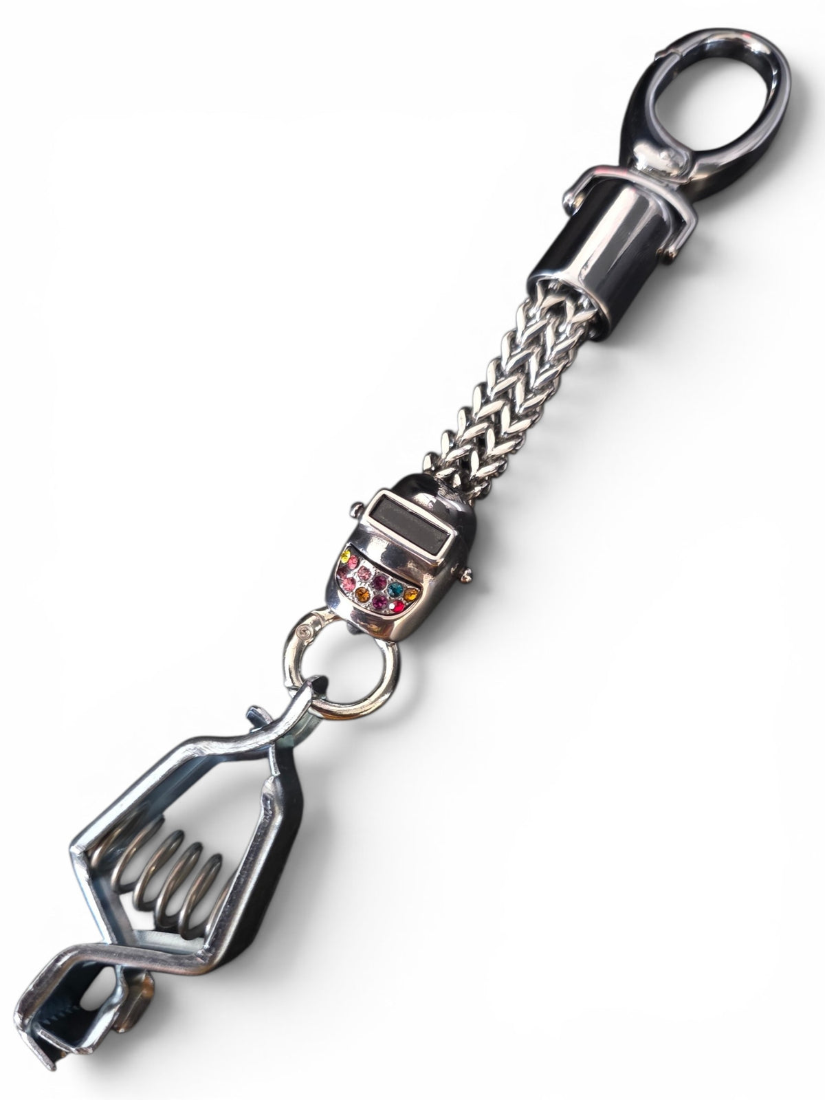 THE H TOWN DRIP WELDER GLOVE CLIP WITH SKITTLES ICED OUT GRILL