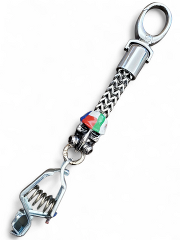 THE TEXAS AND MEXICAN FLAG RESPIRATOR GLOVE CLIP