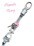 LA COQUETA FANCY PINK GLOVE CLIP