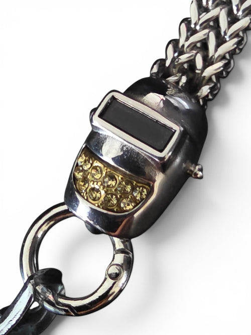 THE H TOWN DRIP WELDER GLOVE CLIP WITH GOLD ICED OUT GRILL