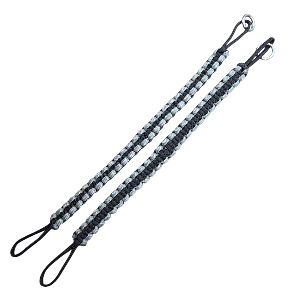 Black and Gray Bottom Paracord Strap