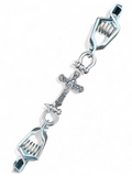 The VIRGIN MARY Cross Double Clamp Glove Clip
