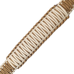Chocolate Brown and Tan Paracord Strap