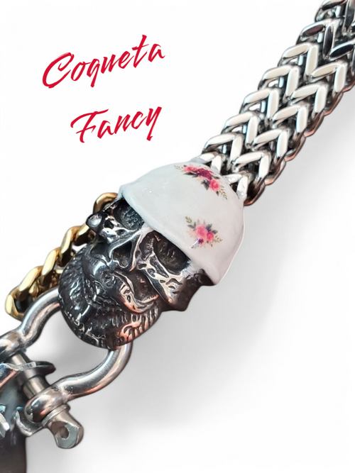 LA COQUETA FANCY WHITE GLOVE CLIP
