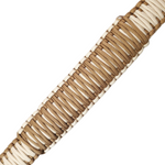 Chocolate Brown and Tan Paracord Strap