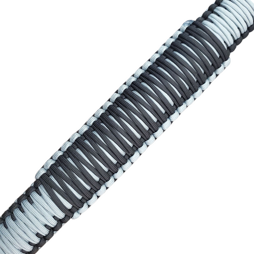 Black and Gray Paracord Strap