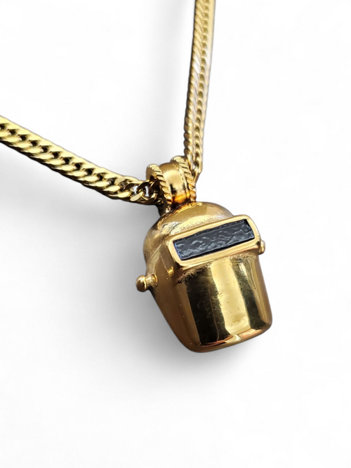 THE WELDER PENDANT SET GOLD