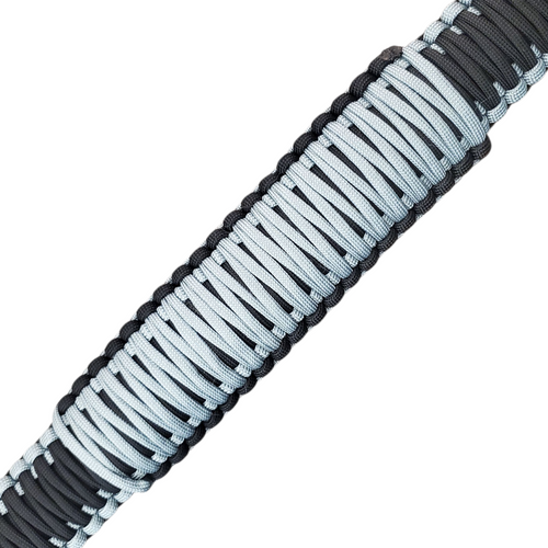 Black and Gray Paracord Strap