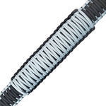 Black and Gray Paracord TOP and Bottom Strap combo