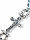 The VIRGIN MARY Cross Double Clamp Glove Clip