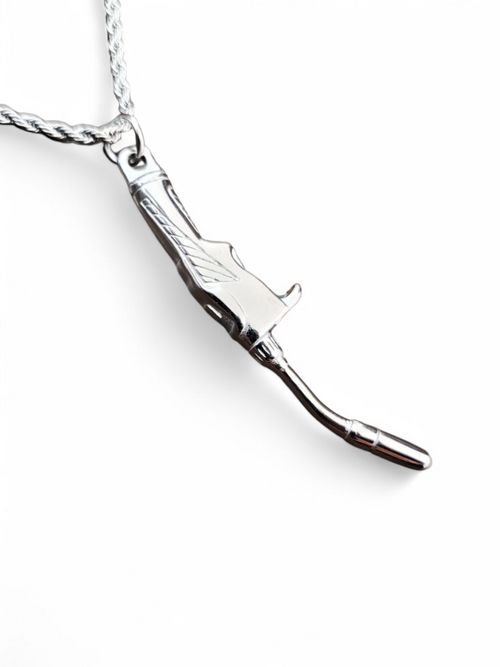 Mig Torch Pendant and Necklace SET