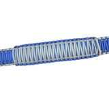 Blue and Silver Paracord Strap