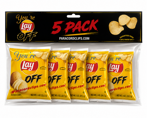 5 Pack You're Lay OFF Chips Sticker