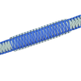 Blue and Silver Paracord TOP and Bottom Strap combo