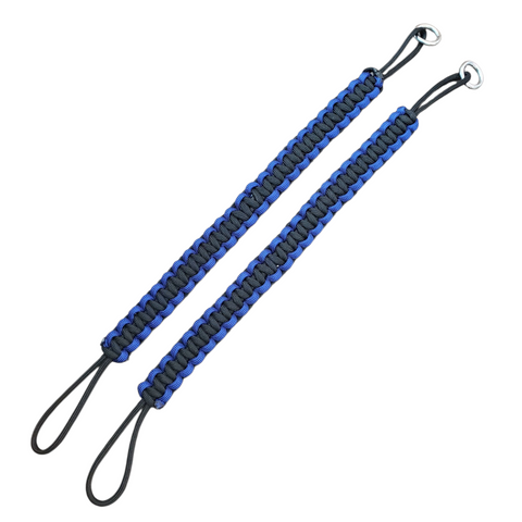 Blue and Black Bottom Paracord Strap