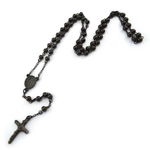 STAINLESS STEEL ROSARY BLACK