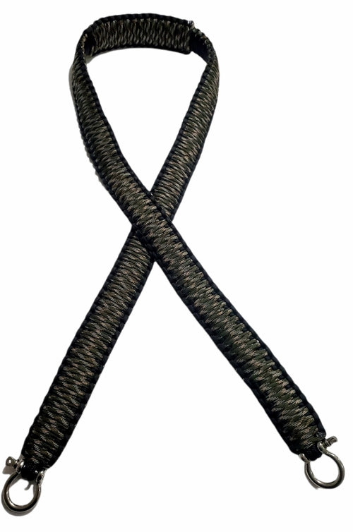 Army Camo and Black Paracord Strap