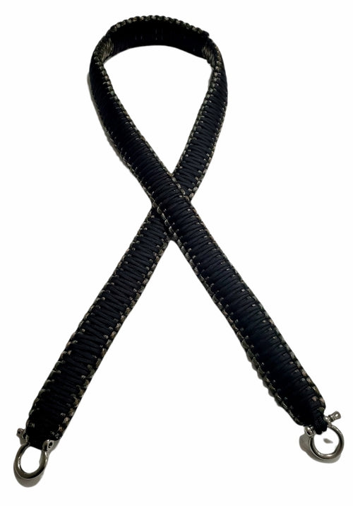 Army Camo and Black Paracord Strap