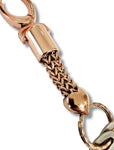 The Heart keychain Rose Gold